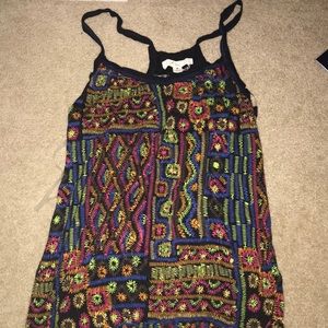 colorful tank top